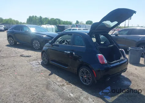 2014 Fiat 500 Abarth z USA, uszkodzony, nr VIN 3C3CFFFH0ET240076